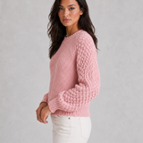 Harriet | Pull en tricot pour femme à col rond et coupe décontractée