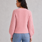 Harriet | Pull en tricot pour femme à col rond et coupe décontractée