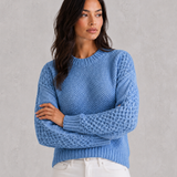 Harriet | Pull en tricot pour femme à col rond et coupe décontractée