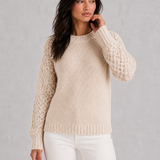 Harriet | Pull en tricot pour femme à col rond et coupe décontractée