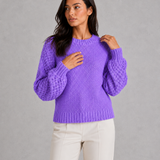 Harriet | Pull en tricot pour femme à col rond et coupe décontractée