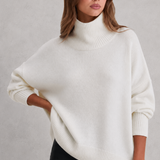 Joséphine | Pull en tricot à col roulé pour femme, doux et confortable