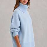 Joséphine | Pull en tricot à col roulé pour femme, doux et confortable