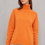 Joséphine | Pull en tricot à col roulé pour femme, doux et confortable