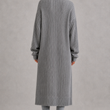Faustine | Cardigan Femme en Tricot à Col V et Fermeture Boutonnée