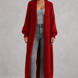 Faustine | Cardigan Femme en Tricot à Col V et Fermeture Boutonnée