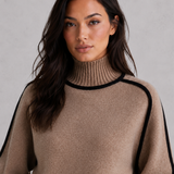 Penelope | Pull femme en laine mérinos à col roulé