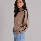 Penelope | Pull femme en laine mérinos à col roulé