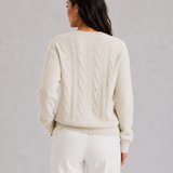 Capucine | Pull Femme en Maille Douce à Coupe Décontractée et Col Rond