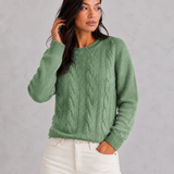 Capucine | Pull Femme en Maille Douce à Coupe Décontractée et Col Rond