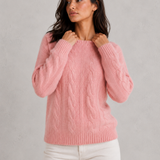 Capucine | Pull Femme en Maille Douce à Coupe Décontractée et Col Rond