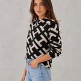 Garance | Pull Femme en Velours Tricoté à Col Roulé