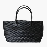 Maëlle | Sac en Cuir Véritable à Poignées Tressées