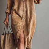 Garance | Robe chic à ourlet évasé et silhouette féminine