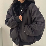 Valérie | Veste d’hiver femme avec doublure en sherpa ultra douce