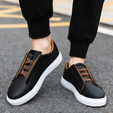 Élias | Baskets blanches en cuir premium pour homme