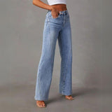 Daphnéa | Jean Évasé Taille Haute pour Femme