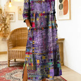 Bernadette | Robe ethnique en patchwork légère et respirante
