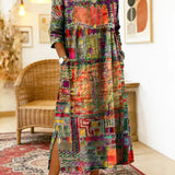Bernadette | Robe ethnique en patchwork légère et respirante