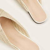 Lilou | Mules Espadrille Tendance avec Pointe