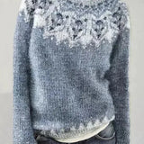 Carola | Pull avec des motifs scandinaves colorés
