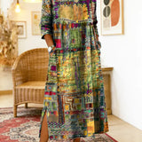 Bernadette | Robe ethnique en patchwork légère et respirante