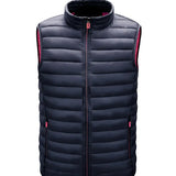 Cédric | Gilet sans manches matelassé à col montant pour homme