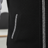 Thierry | Gilet sans manches en tricot à col montant