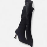 Marcia | Bottes en Daim à Talons Hauts pour Femme – Élégance Premium