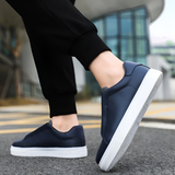 Élias | Baskets blanches en cuir premium pour homme