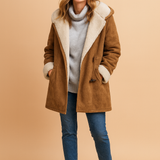 Céline | Veste d’hiver chaude pour femme avec capuche intégrée