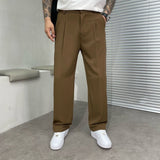 Hugo | Pantalon homme large élégant coupe moderne