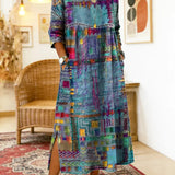 Bernadette | Robe ethnique en patchwork légère et respirante