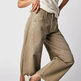 Érine | Pantalon Décontracté Femme à Coupe Large Élégante