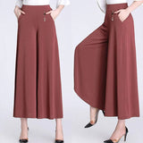 Sara | Pantalon Élégant à Jambes Larges