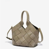 Aurélie | Sac à Main en Daim Synthétique Tressé