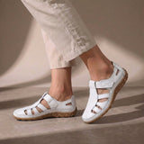 Adèle | Sandales à Velcro avec Découpes