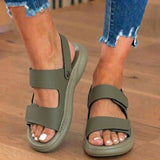 Camille | Sandales à Velcro Confort avec Semelle Épaisse
