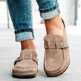 Léonie | Mules à Boucle et Semelle en Liège