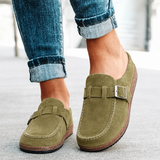 Léonie | Mules à Boucle et Semelle en Liège