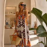 Violette | Robe maxi estivale élégante pour femme