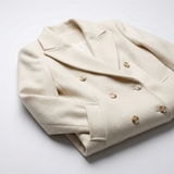 Juliette | Manteau long pour femme à double boutonnage et revers