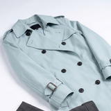 Suzanne | Trench long élégant à double boutonnage