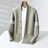 Romain | Cardigan Homme en Maille Mérinos à Boutons