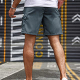 Noé | Short Cargo Uni avec Poches Fonctionnelles