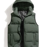 Adrien | Gilet matelassé sans manches avec capuche amovible