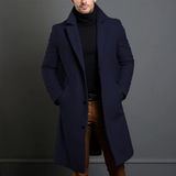 Julien | Manteau long slim-fit pour homme à col classique