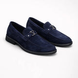 Bastien | Mocassins en suède à boucle élégante pour homme