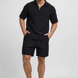 Louis | Ensemble Polo et Short Coordonné Style Estival Décontracté