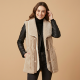 Agnès | Gilet en fausse fourrure Almira à coupe élégante